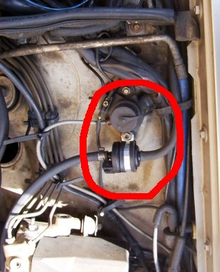 Radlauf Ventil montiert